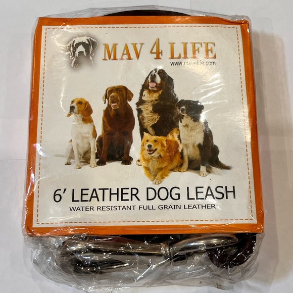 6’ leather leash - Picture 7 of 8